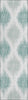 Piper Looms Chantille Ikat ACN848 Aqua Machine Washable Area Rug Runner Main Image