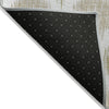 Piper Looms Chantille Ikat ACN848 Gold Machine Washable Area Rug Backing Image
