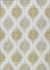 Piper Looms Chantille Ikat ACN848 Gold Machine Washable Area Rug main image