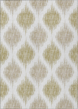 Piper Looms Chantille Ikat ACN848 Gold Machine Washable Area Rug main image