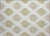 Piper Looms Chantille Ikat ACN848 Gold Machine Washable Area Rug Scatter Main Image