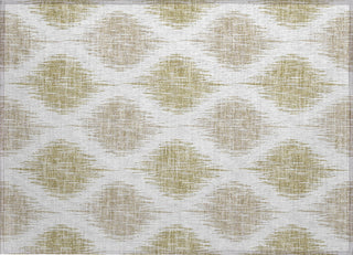 Piper Looms Chantille Ikat ACN848 Gold Machine Washable Area Rug Scatter Main Image