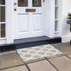 Piper Looms Chantille Ikat ACN848 Gold Machine Washable Area Rug Scatter Outdoor Lifestyle Image Feature