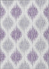 Piper Looms Chantille Ikat ACN848 Lavender Machine Washable Area Rug main image