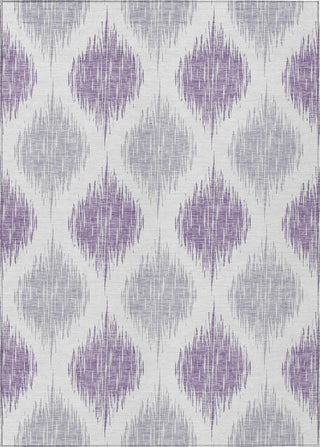 Piper Looms Chantille Ikat ACN848 Lavender Machine Washable Area Rug main image