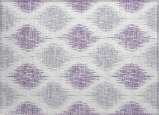 Piper Looms Chantille Ikat ACN848 Lavender Machine Washable Area Rug Scatter Main Image