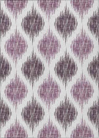 Piper Looms Chantille Ikat ACN848 Purple Machine Washable Area Rug main image