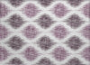 Piper Looms Chantille Ikat ACN848 Purple Machine Washable Area Rug Scatter Main Image