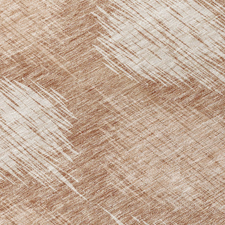 Piper Looms Chantille Ikat ACN849 Coral Machine Washable Area Rug Swatch Image