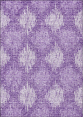 Piper Looms Chantille Ikat ACN849 Plum Machine Washable Area Rug main image