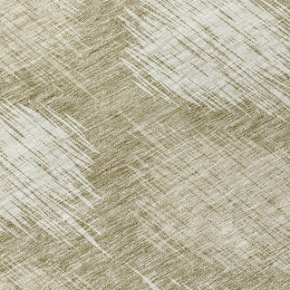 Piper Looms Chantille Ikat ACN849 Taupe Machine Washable Area Rug Swatch Image