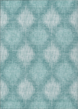 Piper Looms Chantille Ikat ACN849 Teal Machine Washable Area Rug main image