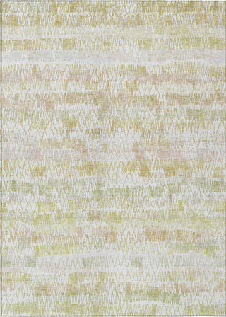 Piper Looms Chantille Stripes ACN850 Gold Machine Washable Area Rug main image
