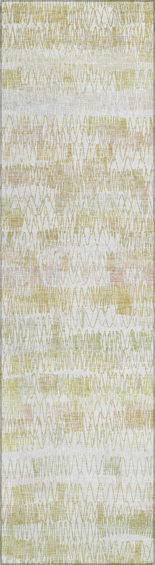 Piper Looms Chantille Stripes ACN850 Gold Machine Washable Area Rug Runner Main Image