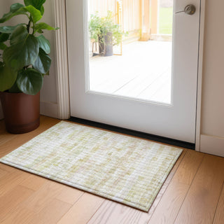 Piper Looms Chantille Stripes ACN850 Gold Machine Washable Area Rug Scatter Lifestyle Image Feature