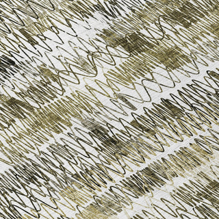 Piper Looms Chantille Stripes ACN850 Taupe Machine Washable Area Rug Swatch Image