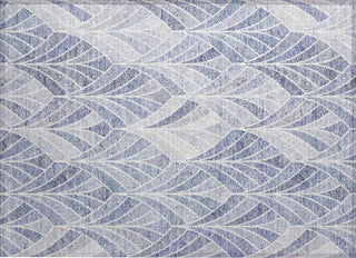 Piper Looms Chantille Geometric ACN851 Denim Machine Washable Area Rug Scatter Main Image