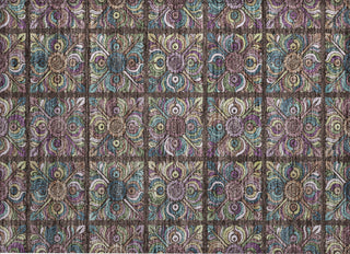 Piper Looms Chantille Medallions ACN852 Chocolate Machine Washable Area Rug Scatter Main Image