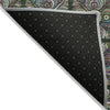 Piper Looms Chantille Medallions ACN852 Fern Machine Washable Area Rug Backing Image
