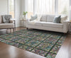 Piper Looms Chantille Medallions ACN852 Fern Machine Washable Area Rug Lifestyle Image Feature
