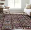 Piper Looms Chantille Medallions ACN852 Paprika Machine Washable Area Rug Lifestyle Image Feature