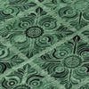 Piper Looms Chantille Medallions ACN853 Green Machine Washable Area Rug Swatch Image