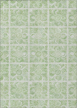 Piper Looms Chantille Medallions ACN854 Aloe Machine Washable Area Rug main image