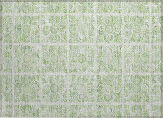 Piper Looms Chantille Medallions ACN854 Aloe Machine Washable Area Rug Scatter Main Image
