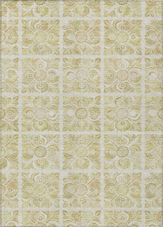 Piper Looms Chantille Medallions ACN854 Beige Machine Washable Area Rug main image