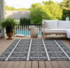 Piper Looms Chantille Medallions ACN854 Ivory Machine Washable Area Rug Outdoor Lifestyle Image Feature