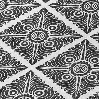 Piper Looms Chantille Medallions ACN854 Ivory Machine Washable Area Rug Swatch Image