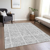 Piper Looms Chantille Medallions ACN854 Silver Machine Washable Area Rug Lifestyle Image Feature