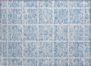 Piper Looms Chantille Medallions ACN854 Sky Machine Washable Area Rug Scatter Main Image