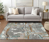 Piper Looms Chantille Geometric ACN855 Gray Machine Washable Area Rug Lifestyle Image Feature