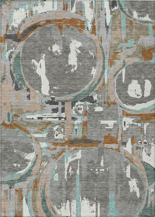 Piper Looms Chantille Geometric ACN855 Gray Machine Washable Area Rug main image