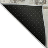 Piper Looms Chantille Geometric ACN855 Ivory Machine Washable Area Rug Backing Image