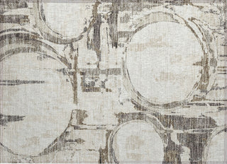 Piper Looms Chantille Geometric ACN855 Ivory Machine Washable Area Rug Scatter Main Image