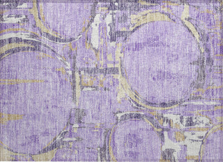 Piper Looms Chantille Geometric ACN855 Lavender Machine Washable Area Rug Scatter Main Image