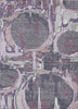 Piper Looms Chantille Geometric ACN855 Purple Machine Washable Area Rug main image