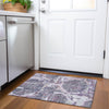 Piper Looms Chantille Geometric ACN855 Purple Machine Washable Area Rug Scatter Lifestyle Image Feature
