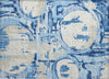 Piper Looms Chantille Geometric ACN855 Sky Machine Washable Area Rug Scatter Main Image