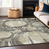 Piper Looms Chantille Geometric ACN855 Tan Machine Washable Area Rug Lifestyle Image Feature