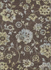 Piper Looms Chantille Floral ACN856 Chocolate Machine Washable Area Rug main image
