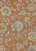 Piper Looms Chantille Floral ACN856 Paprika Machine Washable Area Rug main image
