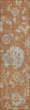 Piper Looms Chantille Floral ACN856 Paprika Machine Washable Area Rug Runner Main Image