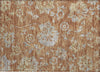 Piper Looms Chantille Floral ACN856 Paprika Machine Washable Area Rug Scatter Main Image
