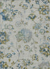 Piper Looms Chantille Floral ACN856 Taupe Machine Washable Area Rug main image