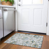 Piper Looms Chantille Floral ACN856 Taupe Machine Washable Area Rug Scatter Lifestyle Image Feature