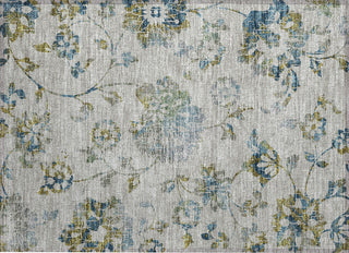 Piper Looms Chantille Floral ACN856 Taupe Machine Washable Area Rug Scatter Main Image