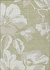 Piper Looms Chantille Floral ACN857 Aloe Machine Washable Area Rug main image